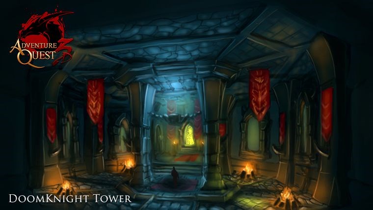 AdventureQuest 3D DoomKnight Tower