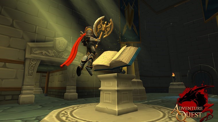 The Guardian's Book of Lore in AdventureQuest 3D