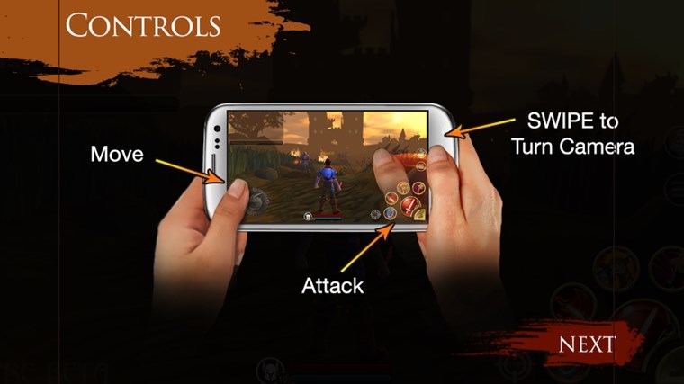 AdventureQuest 3D mobile Controls - how to play