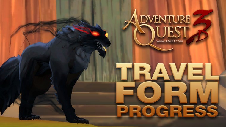 AQ3D Shadow Wolf Travel Form Feature