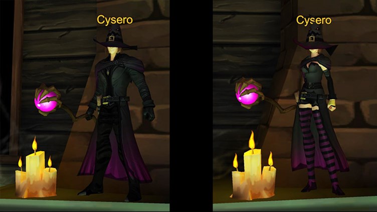 AQ3D Spooky Witch Set