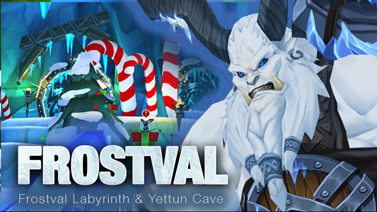 Frostval winter holiday in AdventureQuest 3D