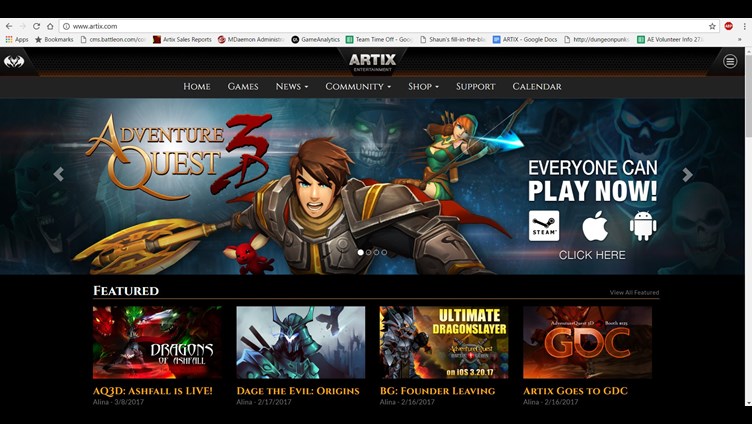 New Artix website