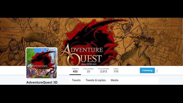 AQ3D Game Twitter