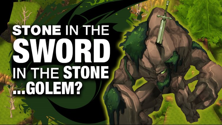 Stone in the Sword in the Stone Golem