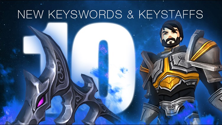 10 new Keyswords and Keystaffs