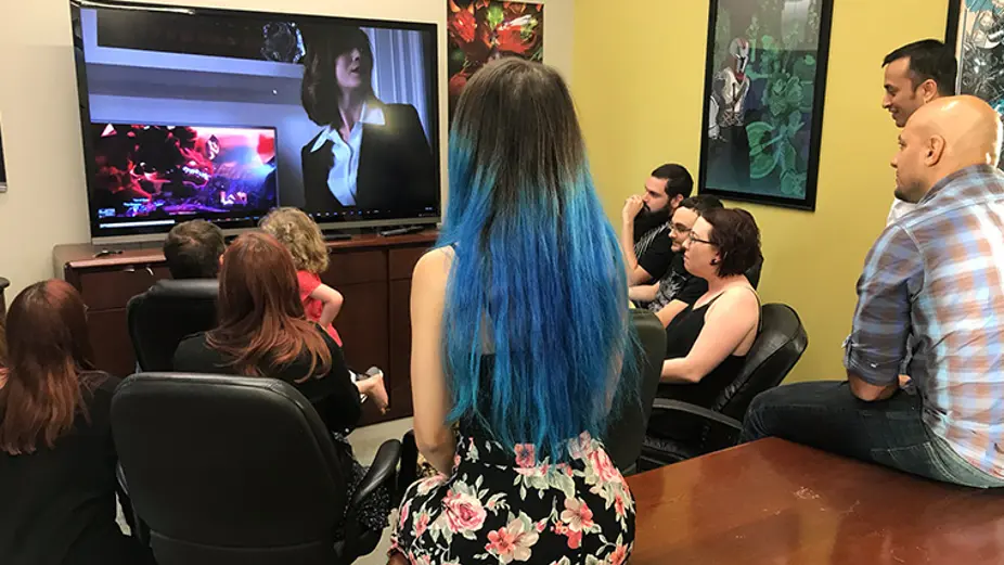 AQ3D team watching designated survivor