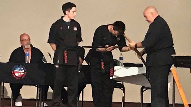 Artix recieved his 4th degree black belt