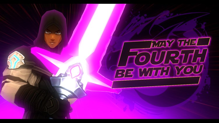 May the Fourth Be With you - Purple