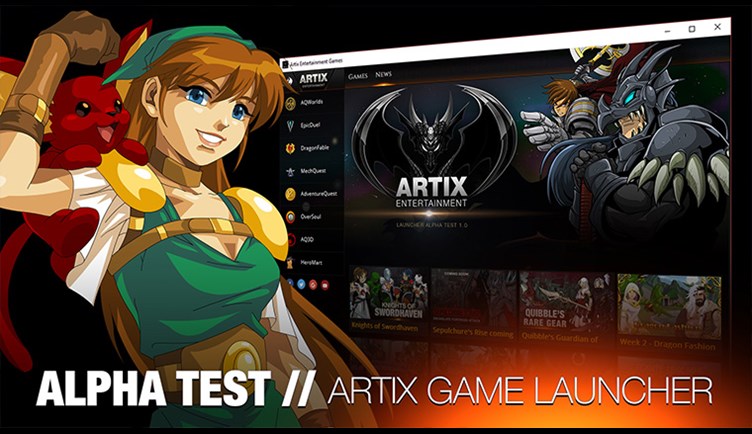Artix Game Launcher Alpha Test News