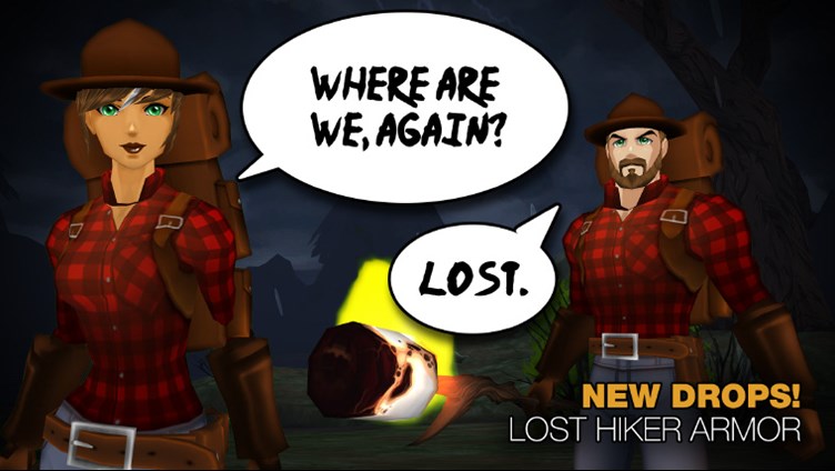 New Lost Hiker Sets available as Monster Drops