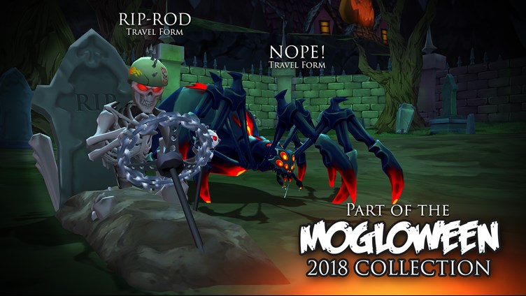 Mogloween collection 2018 travel forms RIP ROD and Spider