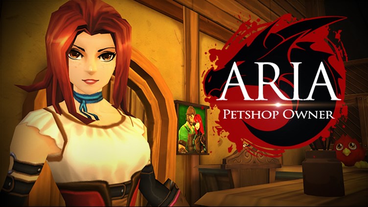 Aria is the owner of the petshop in AdventureQuest 3D