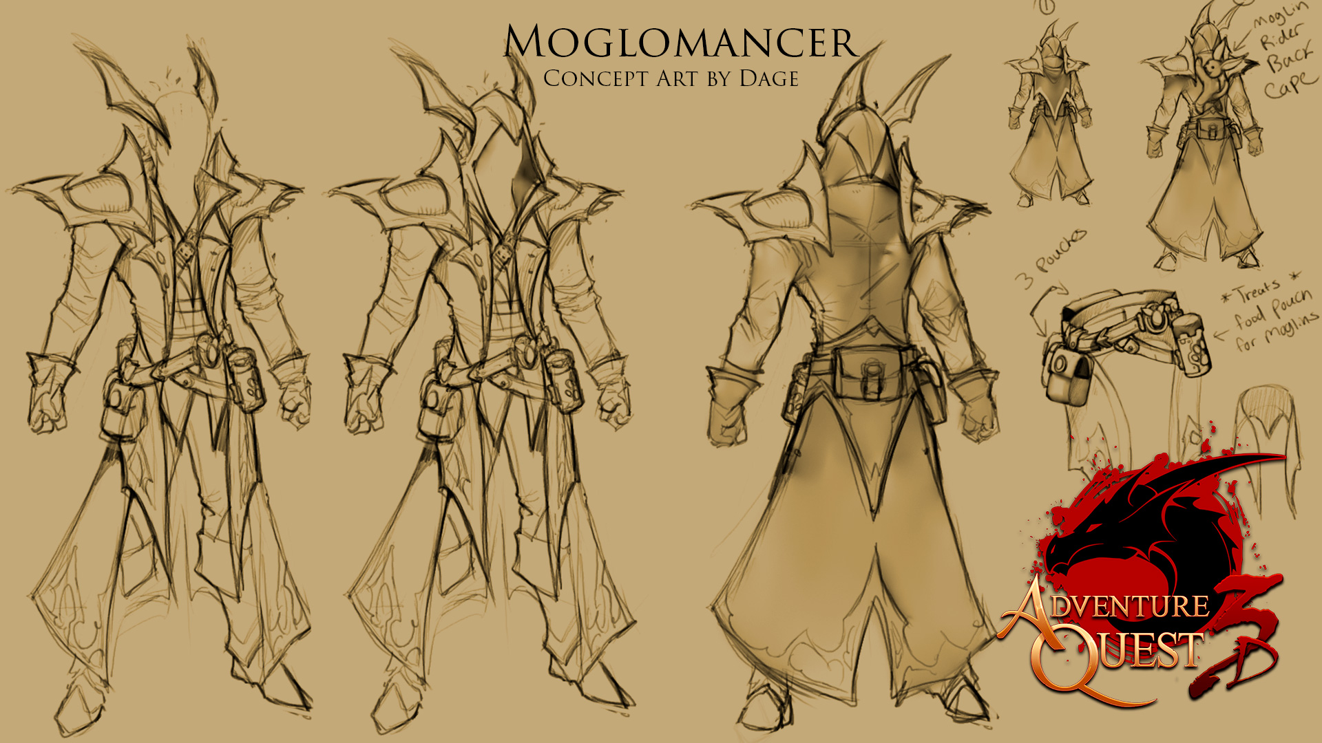 Moglomancer Concept Art - Adventure Quest 3D, Cross Platform MMORPG