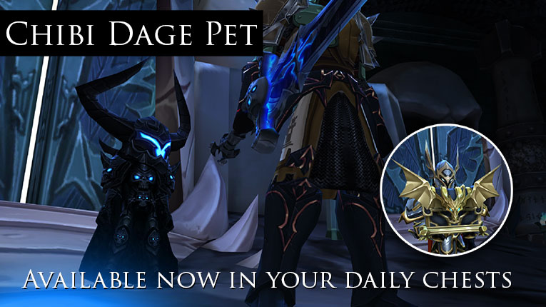 Lil' Dage pet available in all daily treasure chests
