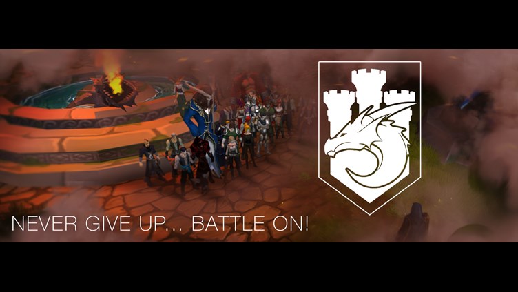 Never give up... Battle On!