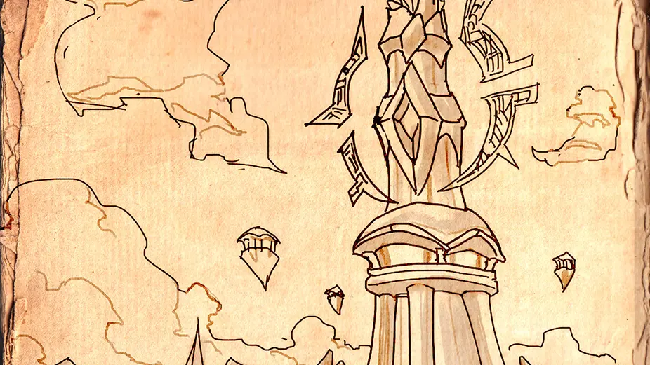 Arcangrove Wizard Tower Concept Sketch 1