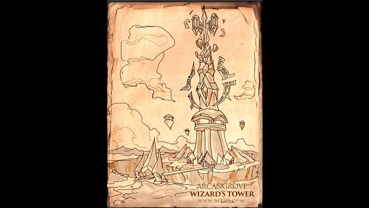 Arcangrove Wizard Tower Concept Sketch 1