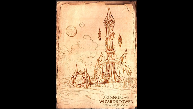 Arcangrove Wizard Tower Concept Sketch 2