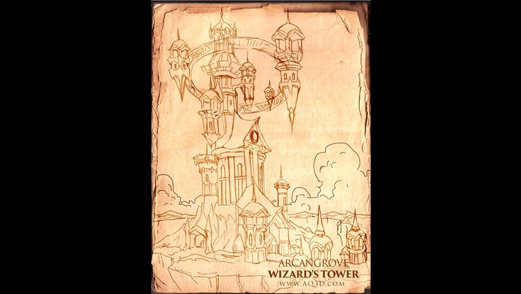 Arcangrove Wizard Tower Concept Sketch 3