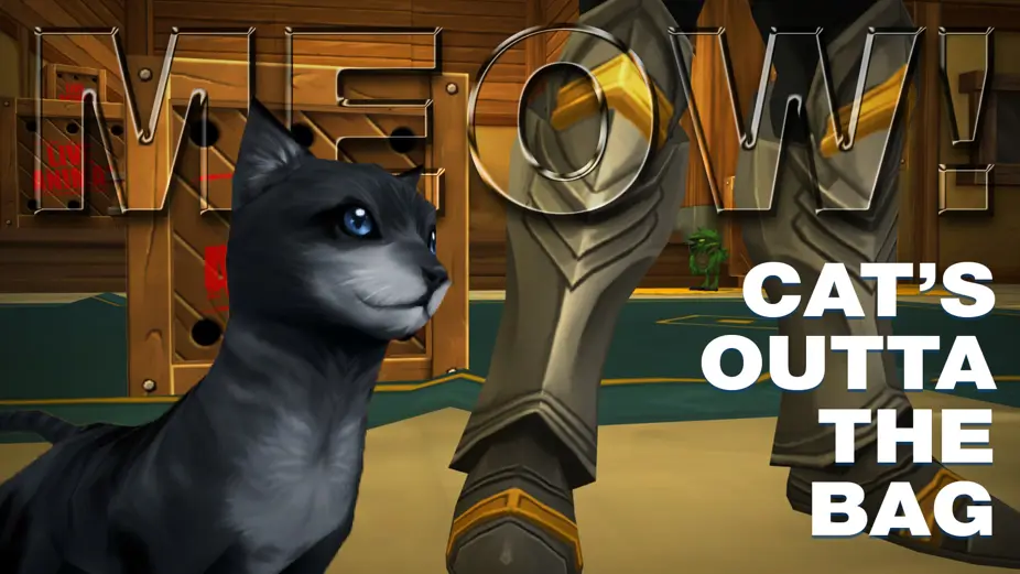 Cat's outta the bag