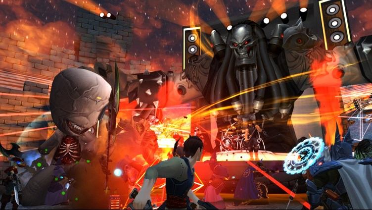 Dollageddon fighting in the Korn Battle Concert