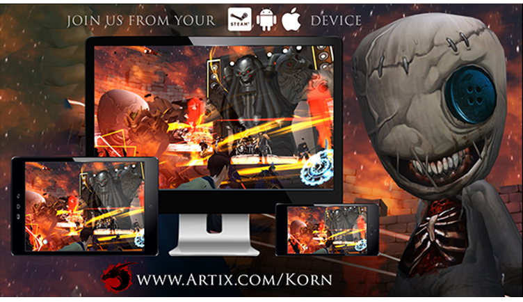 Play the Korn battle concert on your phone, tablet, or pc