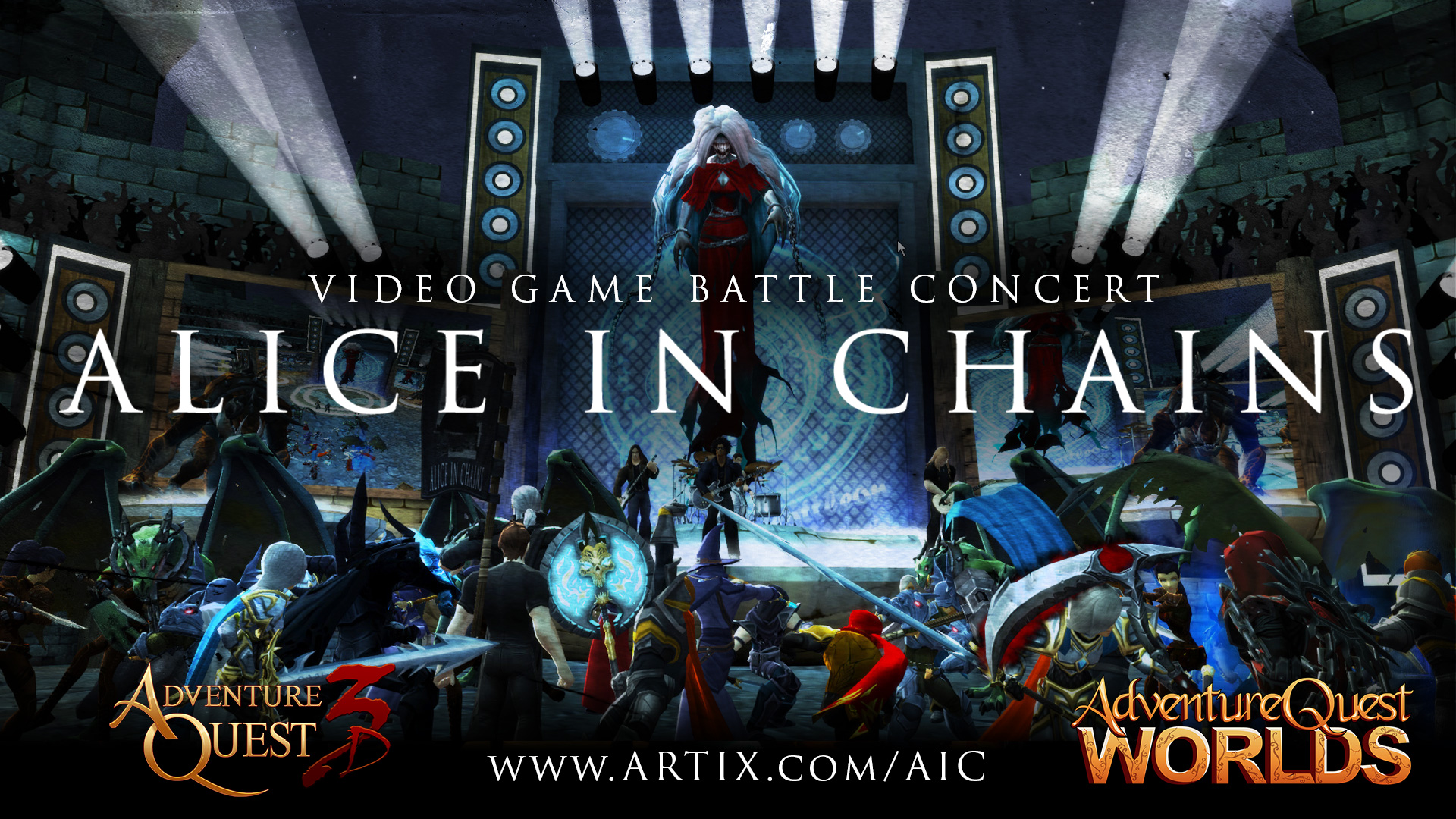 Alice In Chains Battle Concert Happening Now Adventure Quest 3d