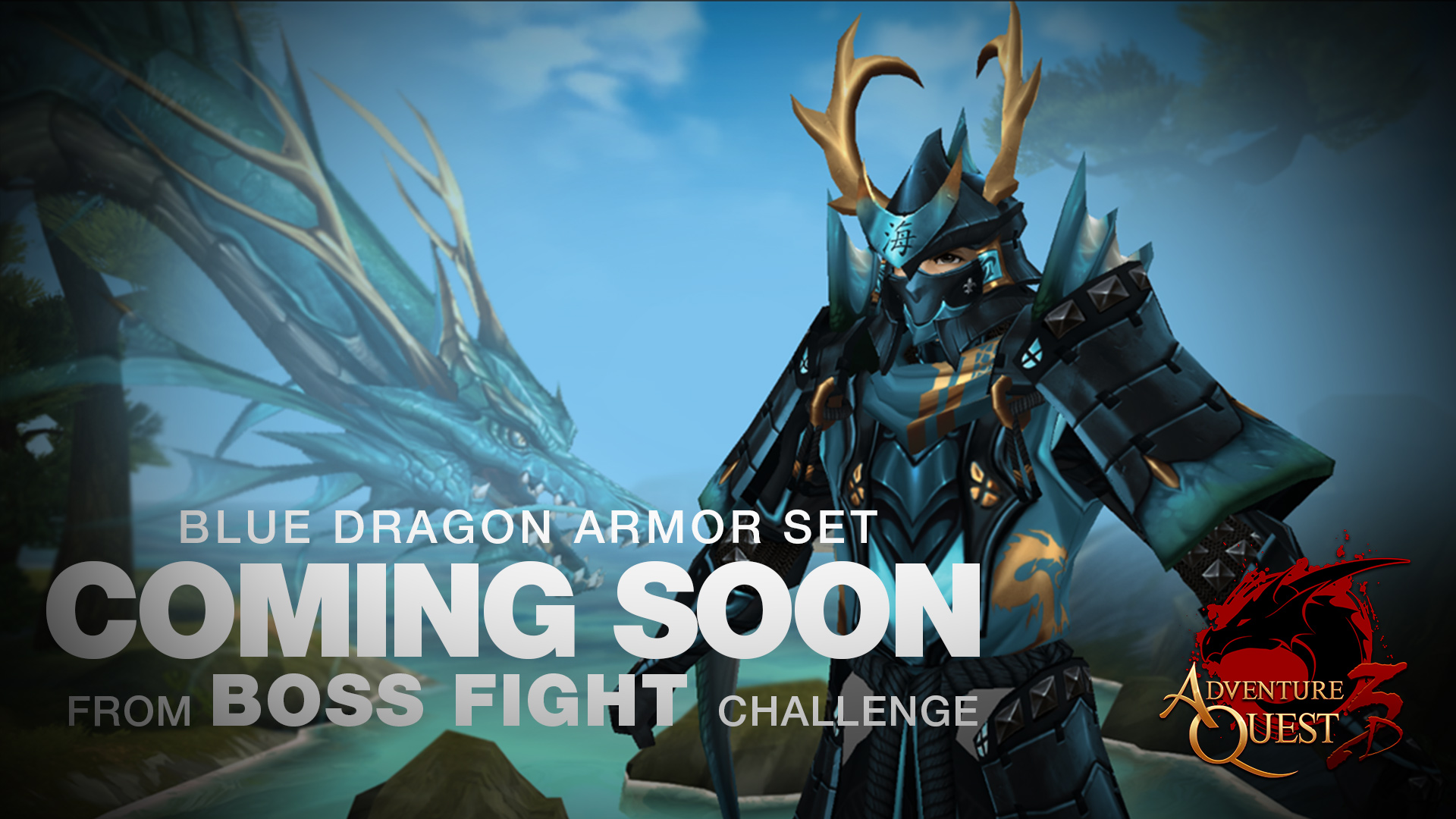 Water Dragon Samurai Armor coming next week