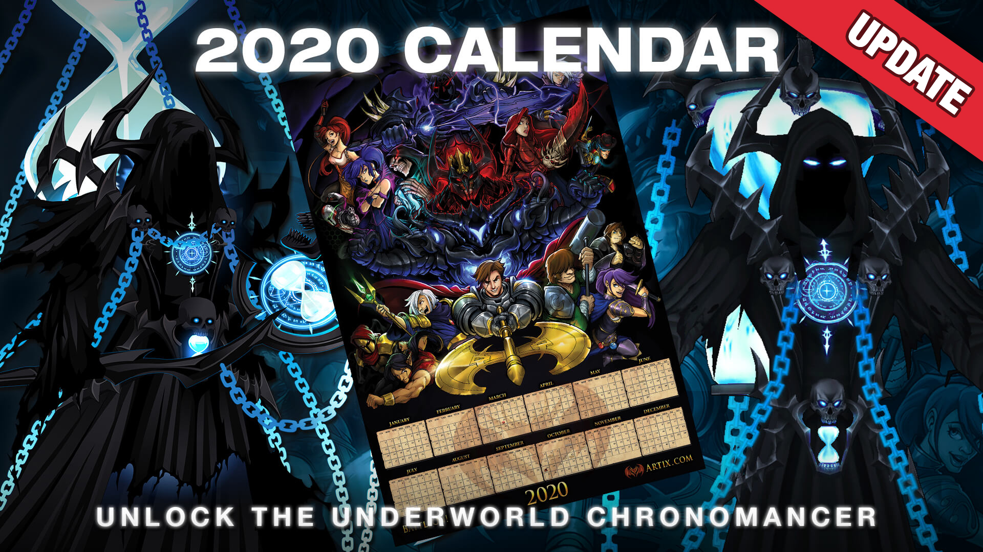 2020 Calendar Update Adventure Quest 3d Cross Platform Mmorpg