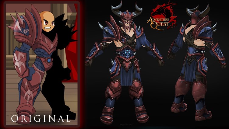 Berserker Class AQWorlds original to new AdventureQuest 3D version