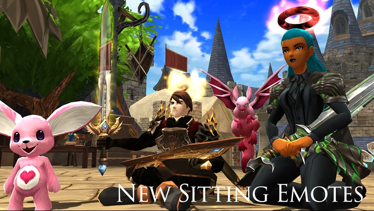 New Sitting Emotes