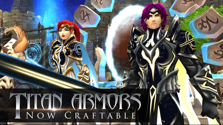 Titan armors now Craftable