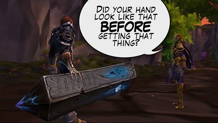 Gotta hand it to you in AdventureQuest 3D