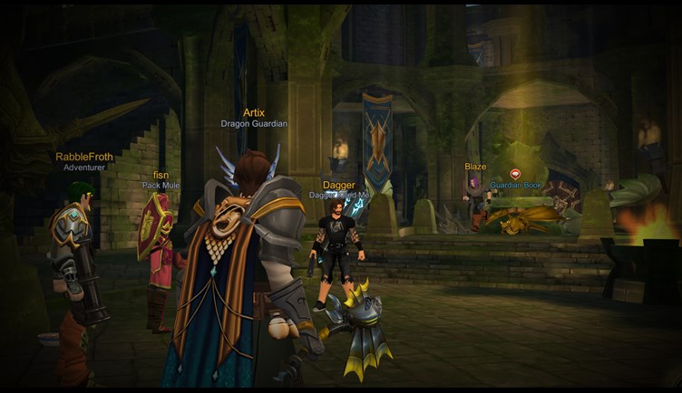 Party up for the Nature Guardian Tower in AdventureQuest 3D