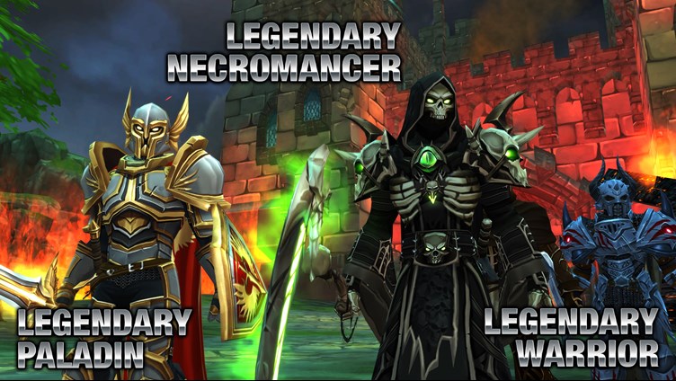 Legendary Paladin and Legendary Necromancer