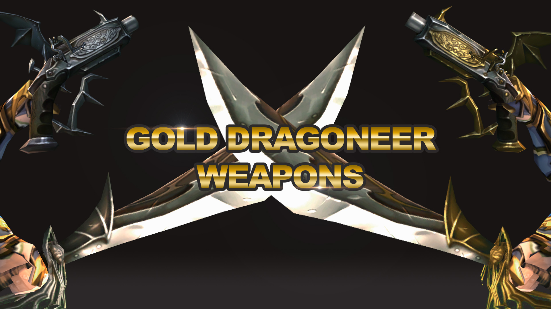 Gold Dragoneer Weapons