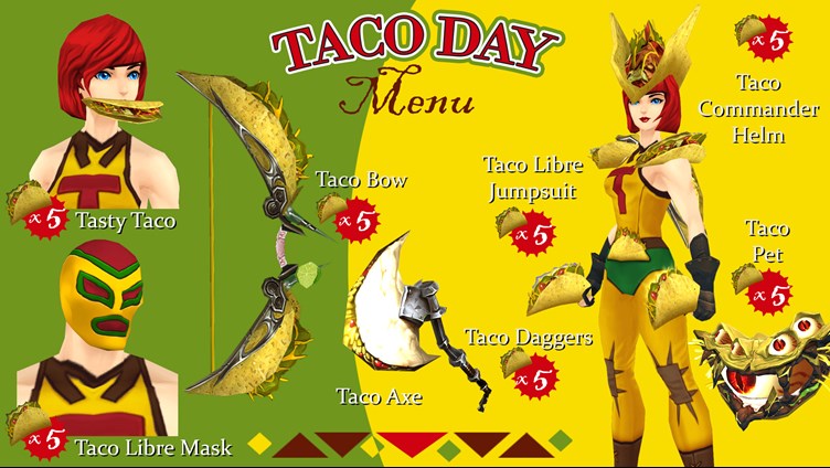 Taco Day Taco Menu