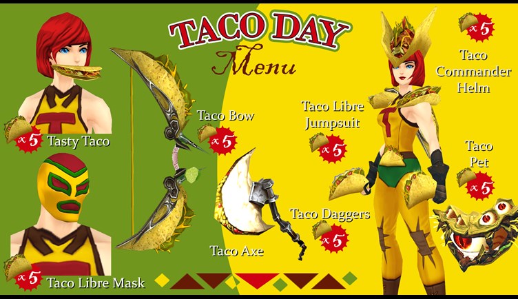 Taco Day Taco Menu