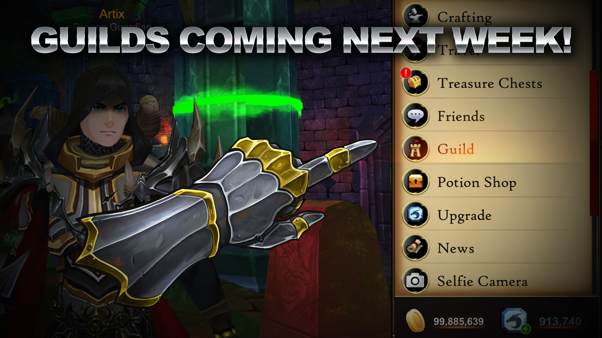 Guilds coming next week
