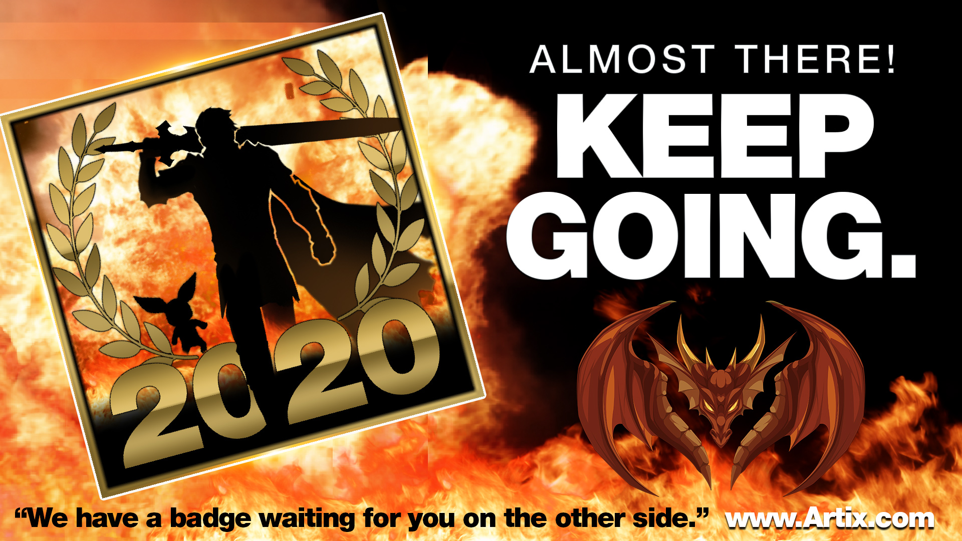 Almost there. Keep going!