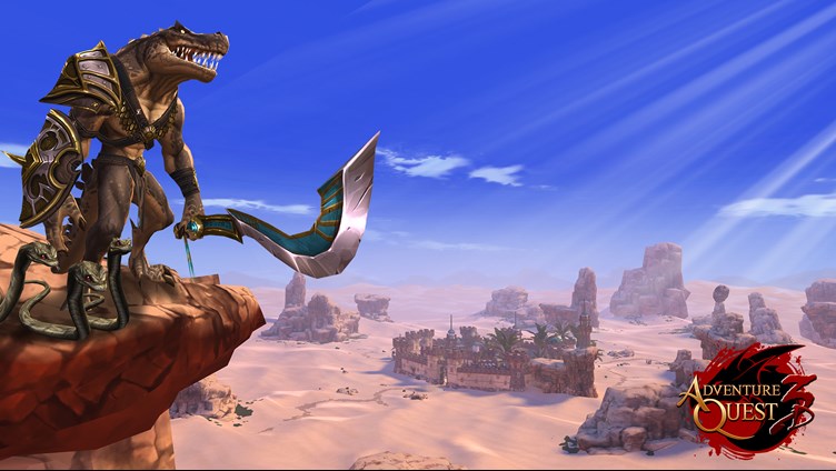 The SandSea in AdventureQuest 3D