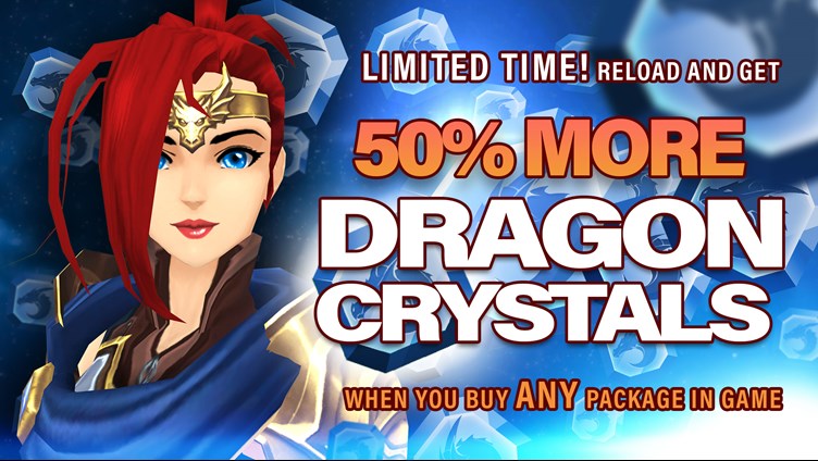 50% More Dragon Crystals