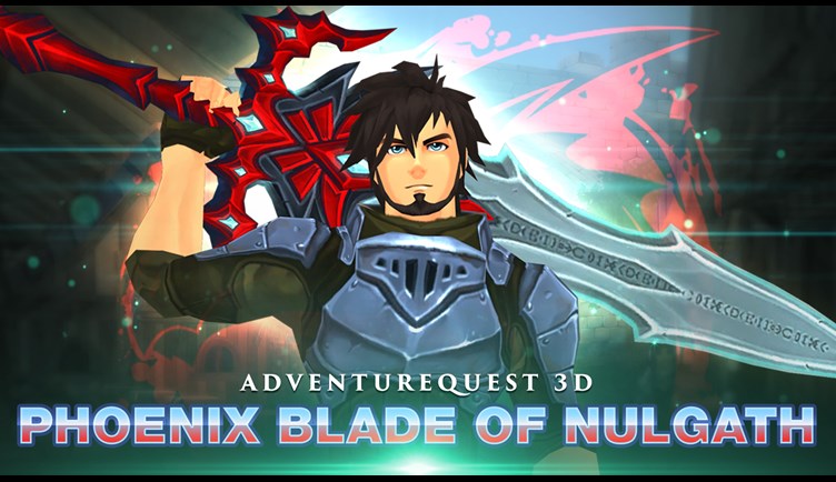 AQW - Dragonblade of Nulgath and Crystal Phoenix Blade of Nulgath 